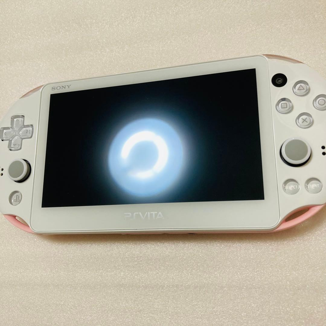 Sony PS Vita Slim PCH-2000 ZA19 Light Pink White Console Boxed Tested Japan F/S