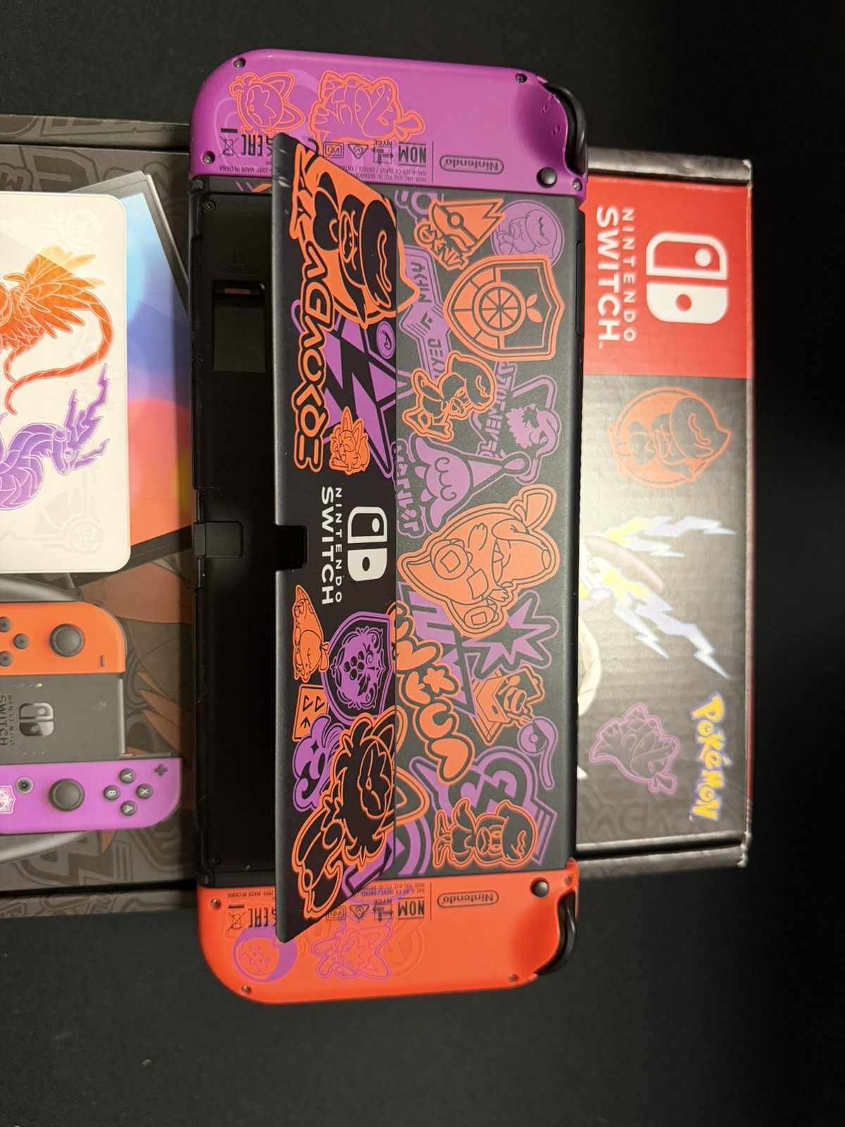 Nintendo Switch (OLED Model) Pokémon Scarlet & Violet Edition Used💜❤️