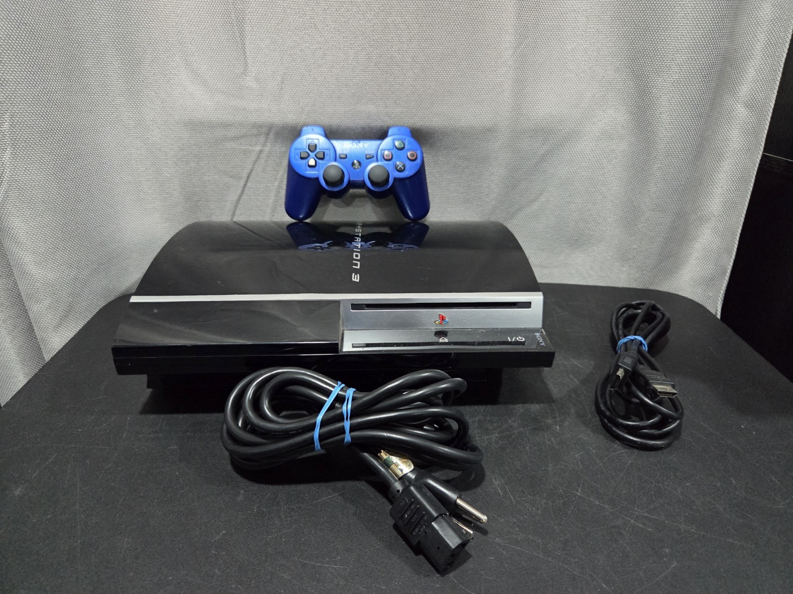 Sony Playstation 3 PS3 Console Bundle With Controller And Cables 40GB CECHG01