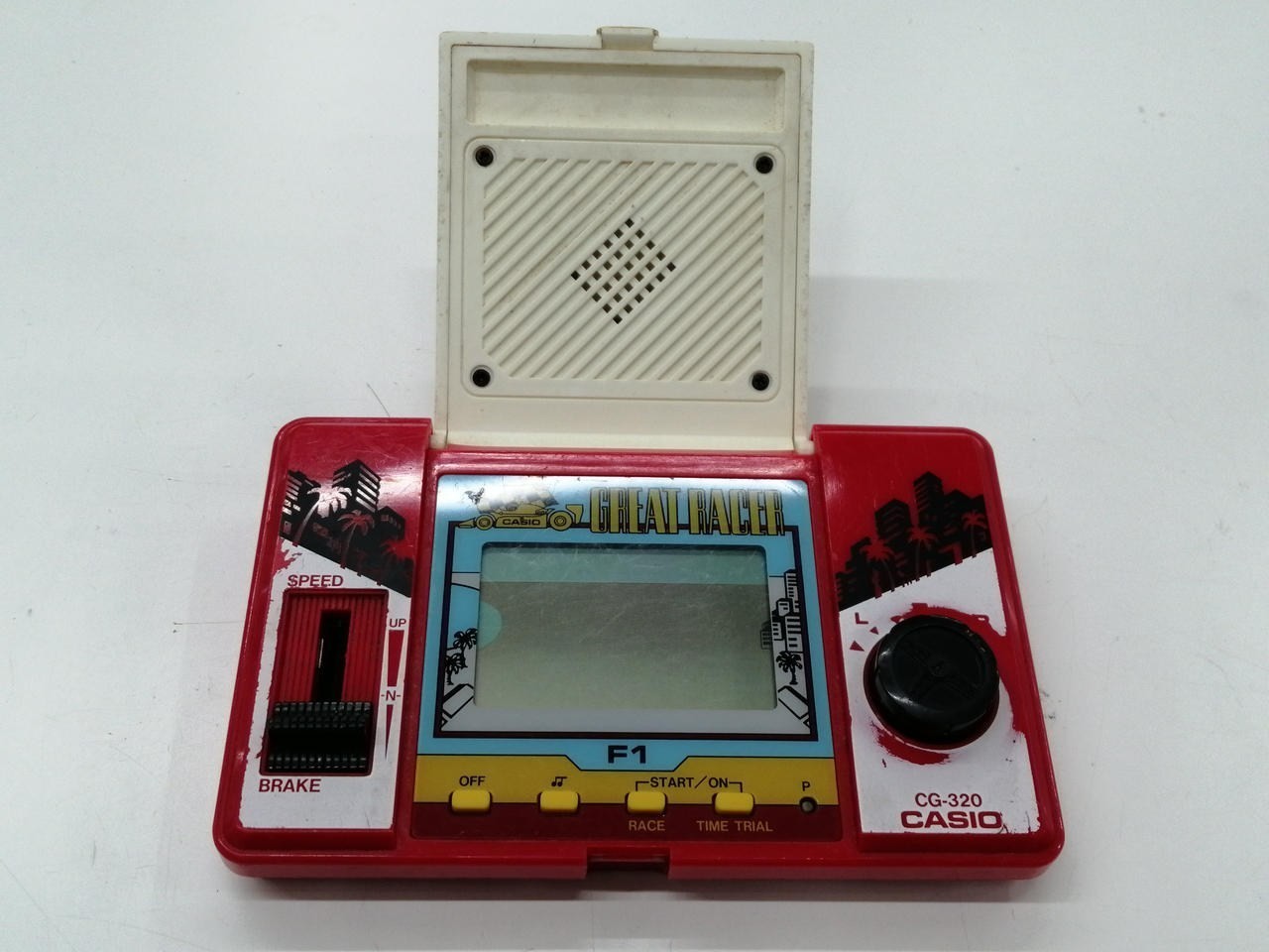 CASIO Great Racer CG-320 Rare LCD Handheld Game Retro Gaming A2126