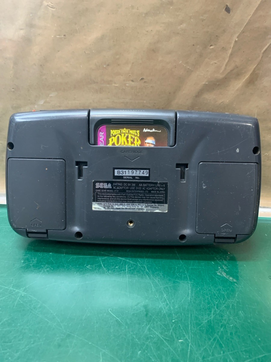 Sega Game Gear 2110 Battery Powered Game System – Defective/As-IS (E10049695)