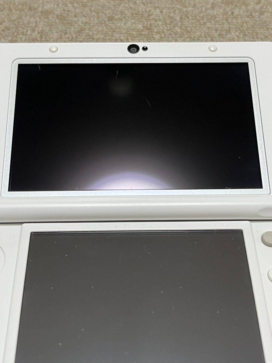 New Nintendo 3DS XL LL White x pink Console region Japanese B994