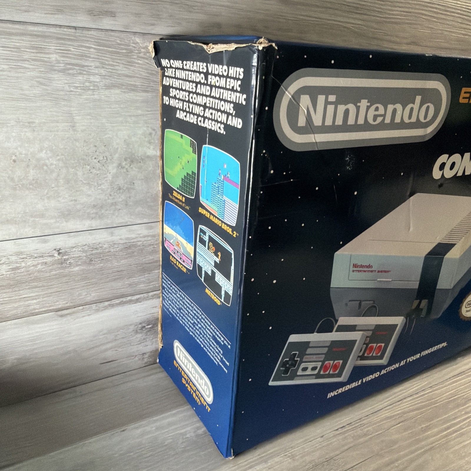 Nintendo NES Control Deck Mario Trilogy 1 2 3 Bundle In Original Box 2 Controls
