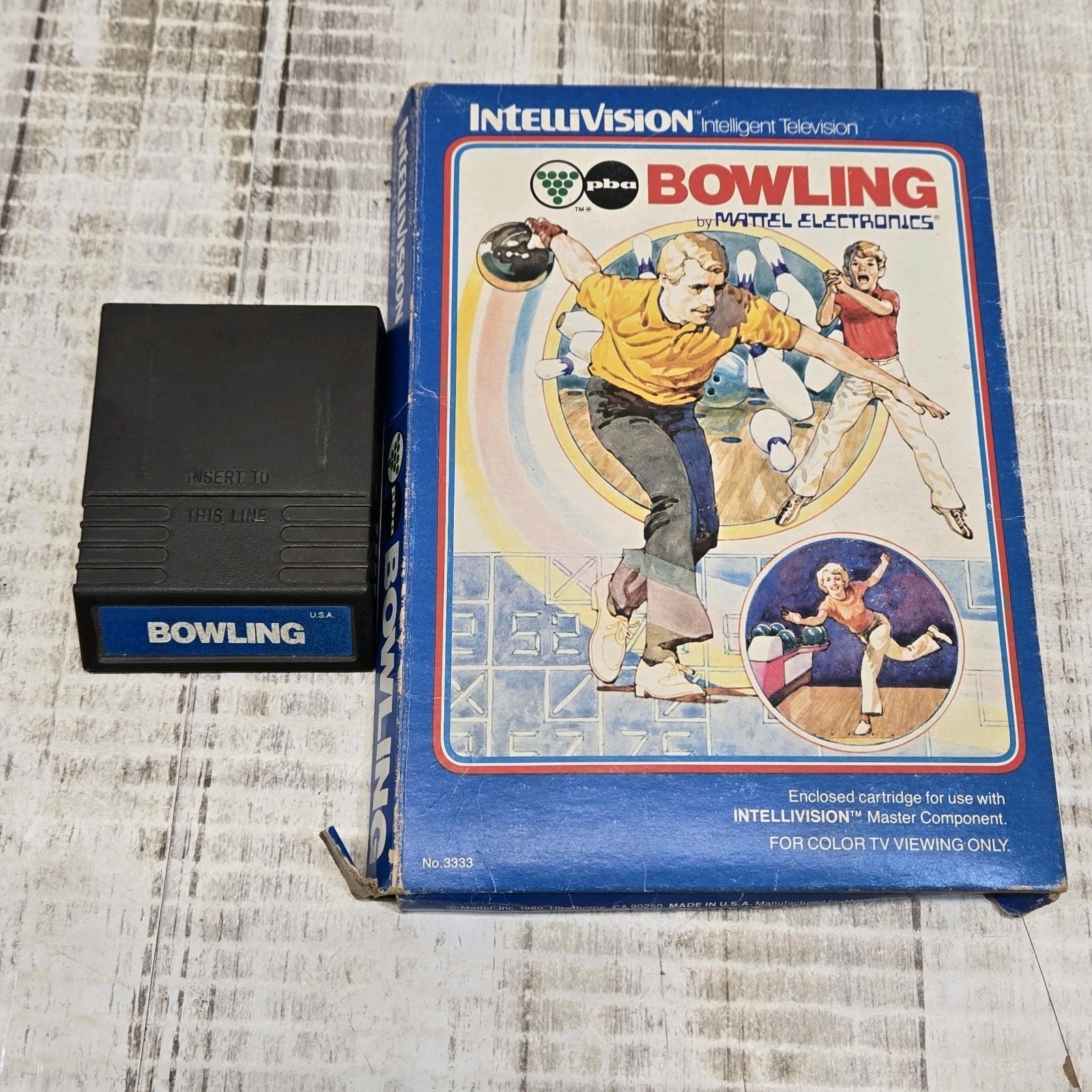 Intellivision Game Console – w/ 11 Games – Mattel 1979