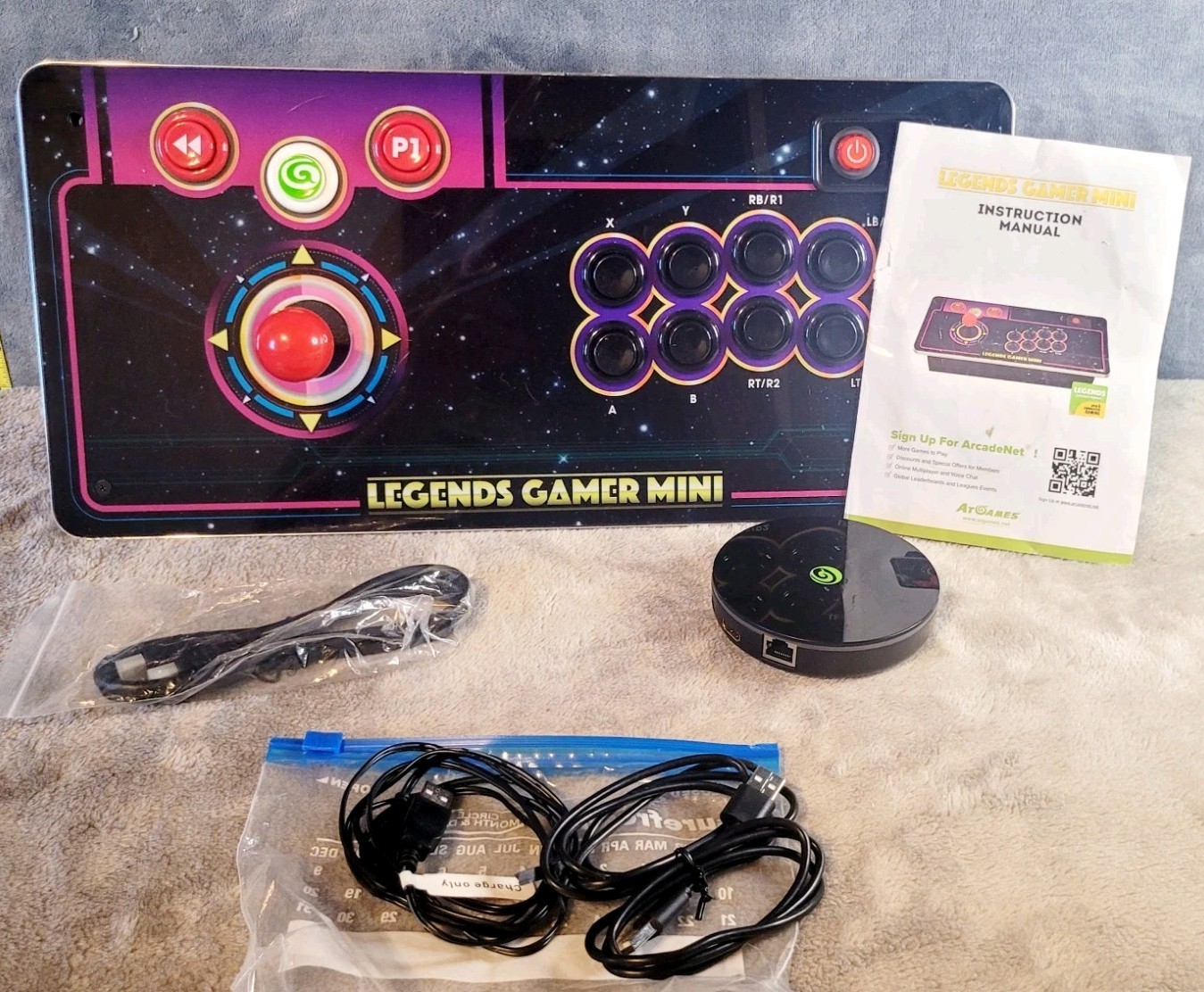 AtGames Legends Gamer Mini Retro Game Console – Black