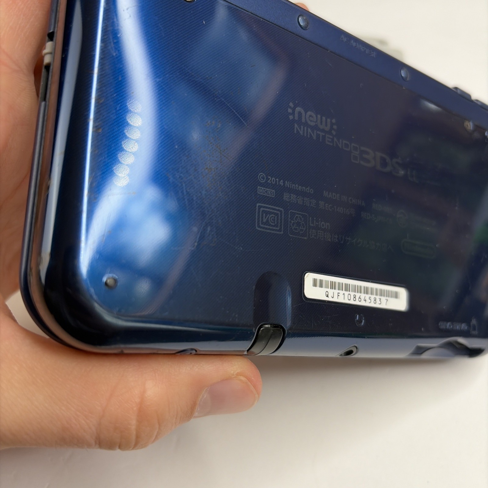 New Nintendo 3DS XL LL Blue Console – Tested! W Charger Stylus