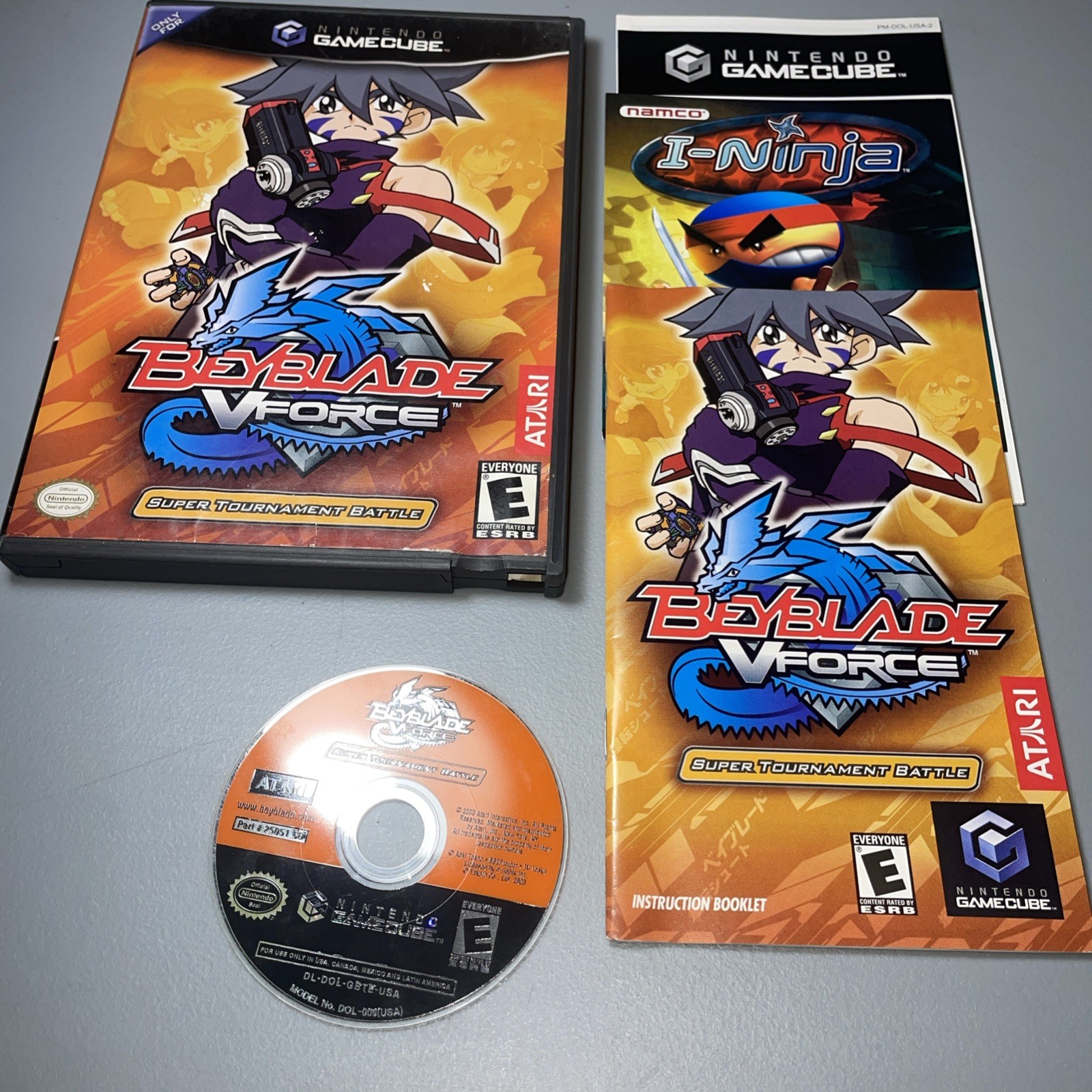 Beyblade VForce (Nintendo GameCube, 2003) | CIB | Tested & Works + Insert