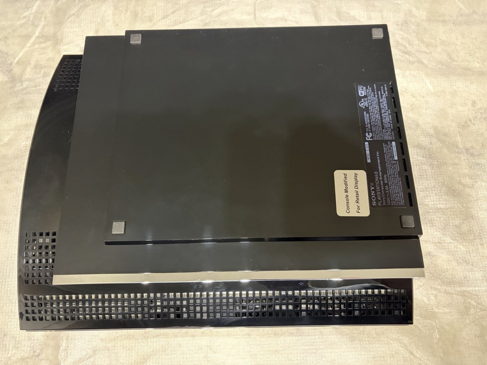 Sony PlayStation 3 PS3 60GB Backwards Compatible CECHA01 Modified Retail Display