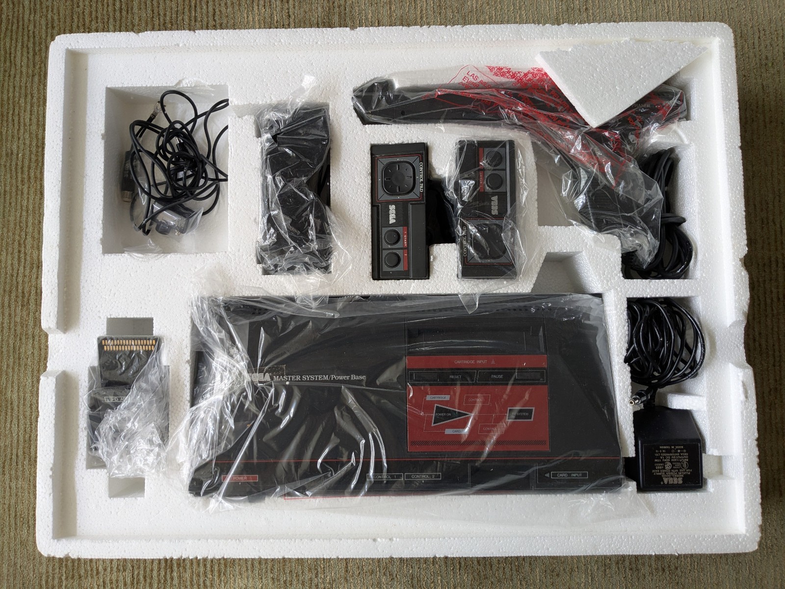 Sega Master System Console Sega Scope 3-D Complete CIB Rare Variant SegaScope