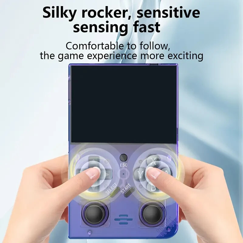 Retro Handheld Gaming Console – 3.5″ IPS HD Screen, USB-C Charging, Large Memory