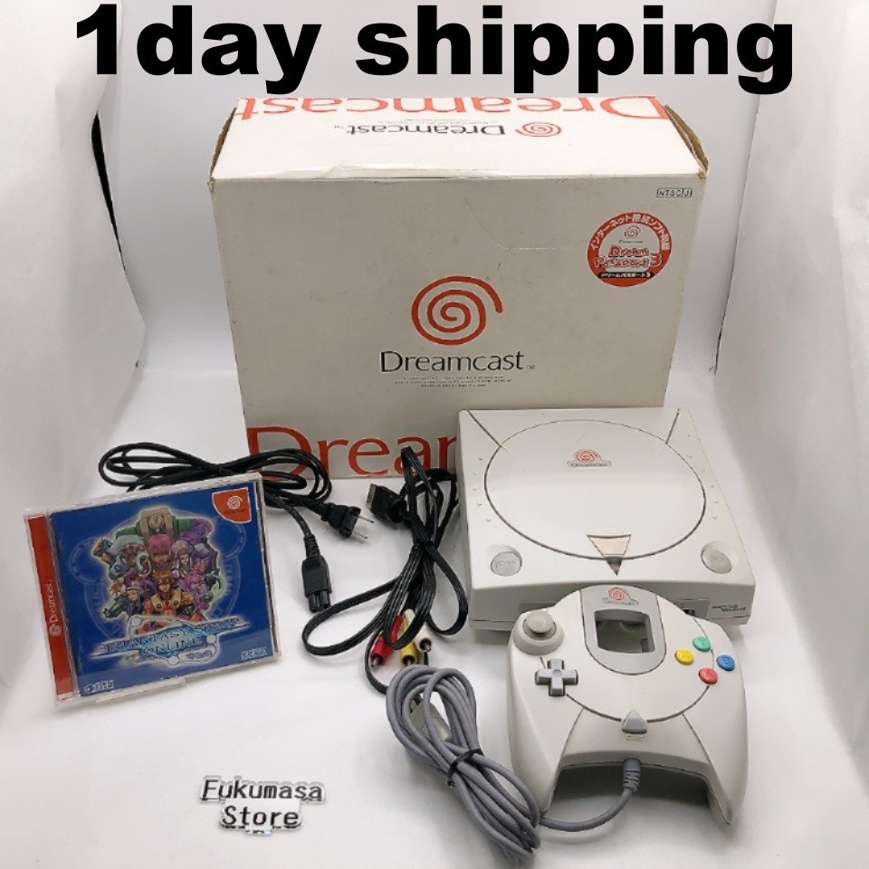 Sega Dreamcast Console HKT-3000 White Box Japanese NTSC-J Japan Tested