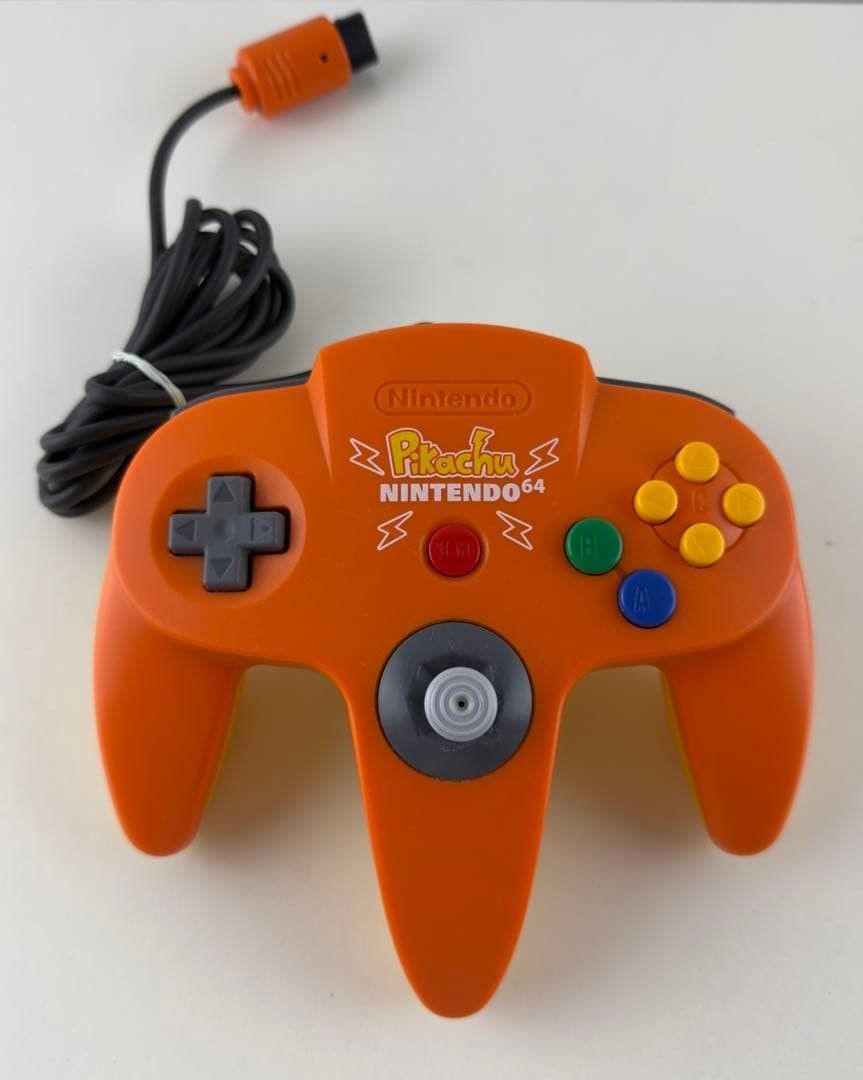 Nintendo 64 Pikachu Orange Yellow Console Pokemon N64 Japan Tested Boxed Rare