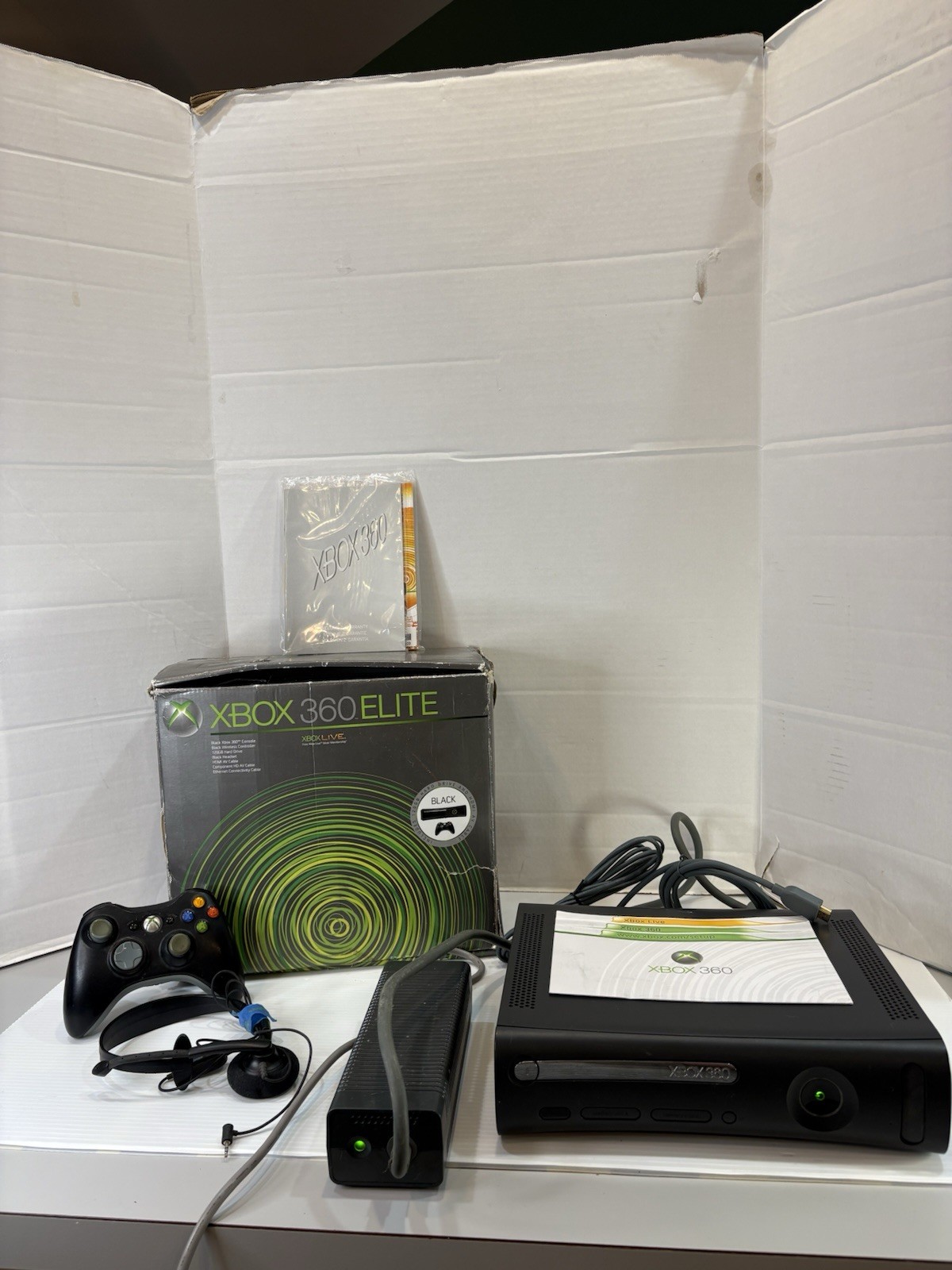 Microsoft Xbox 360 ELITE Core Model Complete Video Game Console System 120GB