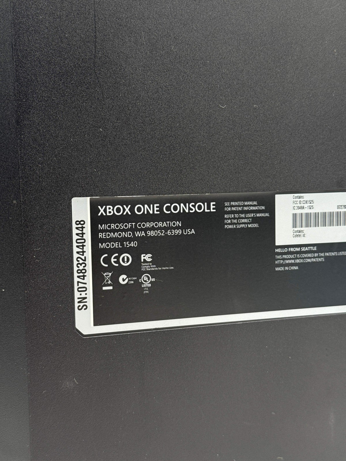 Microsoft Xbox One 500GB Home Console – Black (1540) – Read!