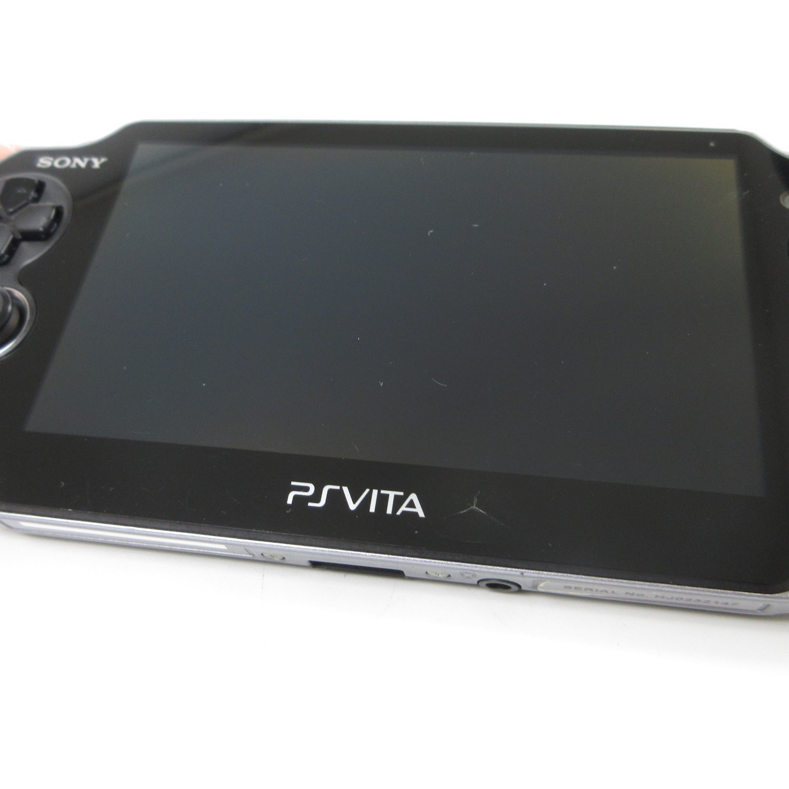 【Very Good】Sony PS Vita PCH-1000 Crystal Black Wi-Fi Model Console only #RET0517