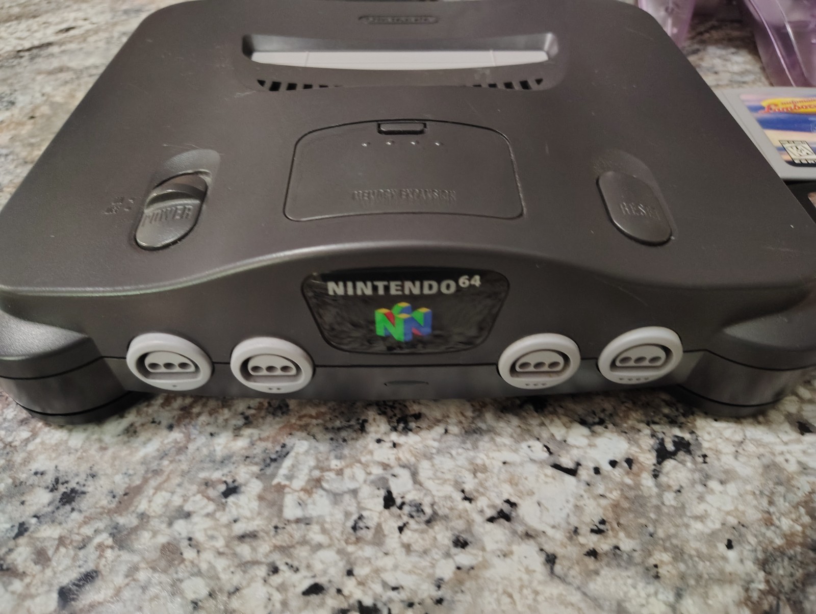 Nintendo 64 N64 Console Bundle Expansion Pak Controllers Cables Turok 2 Automobi