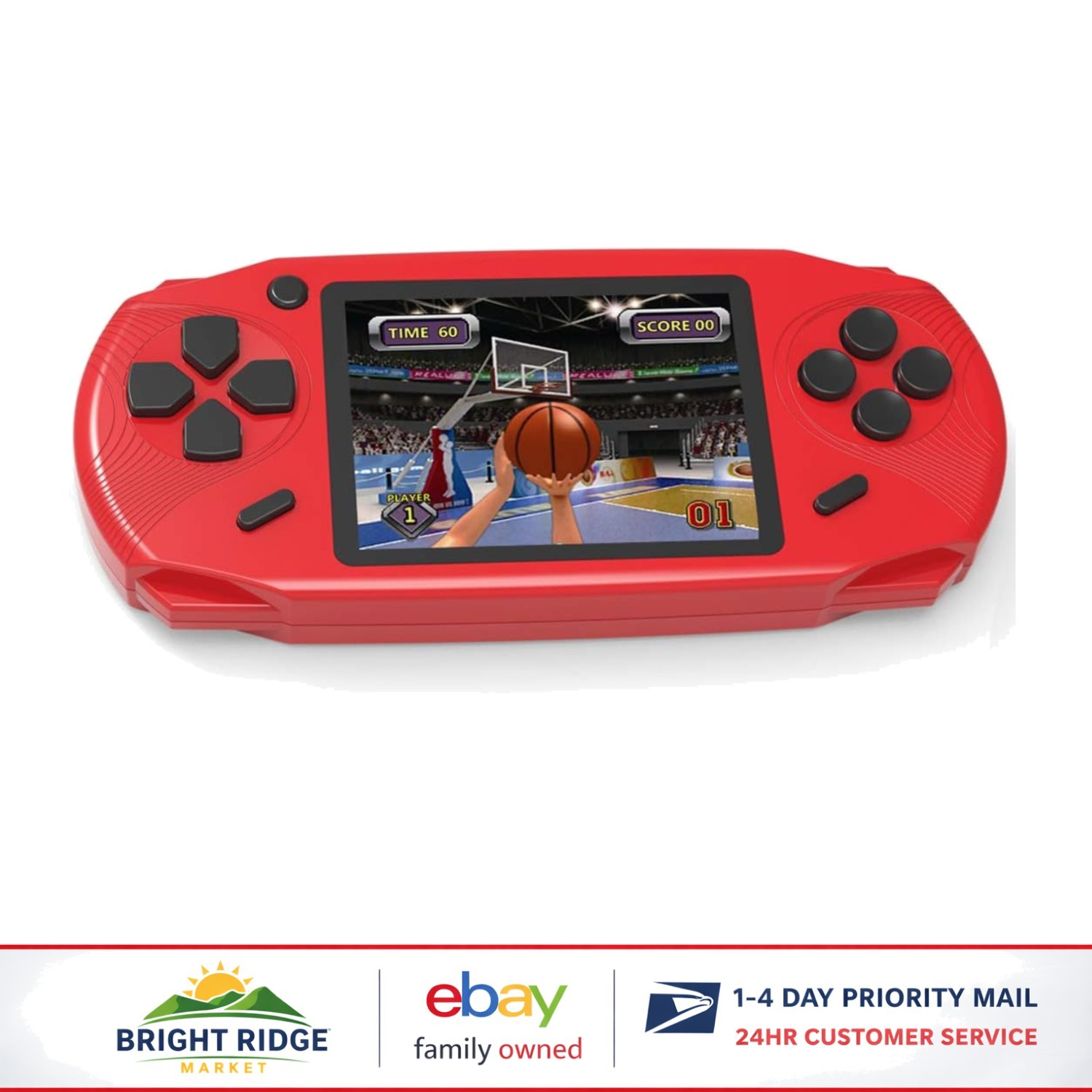 Portable Gaming Device for Kids with 220 Retro Games and Rechargeable Battery