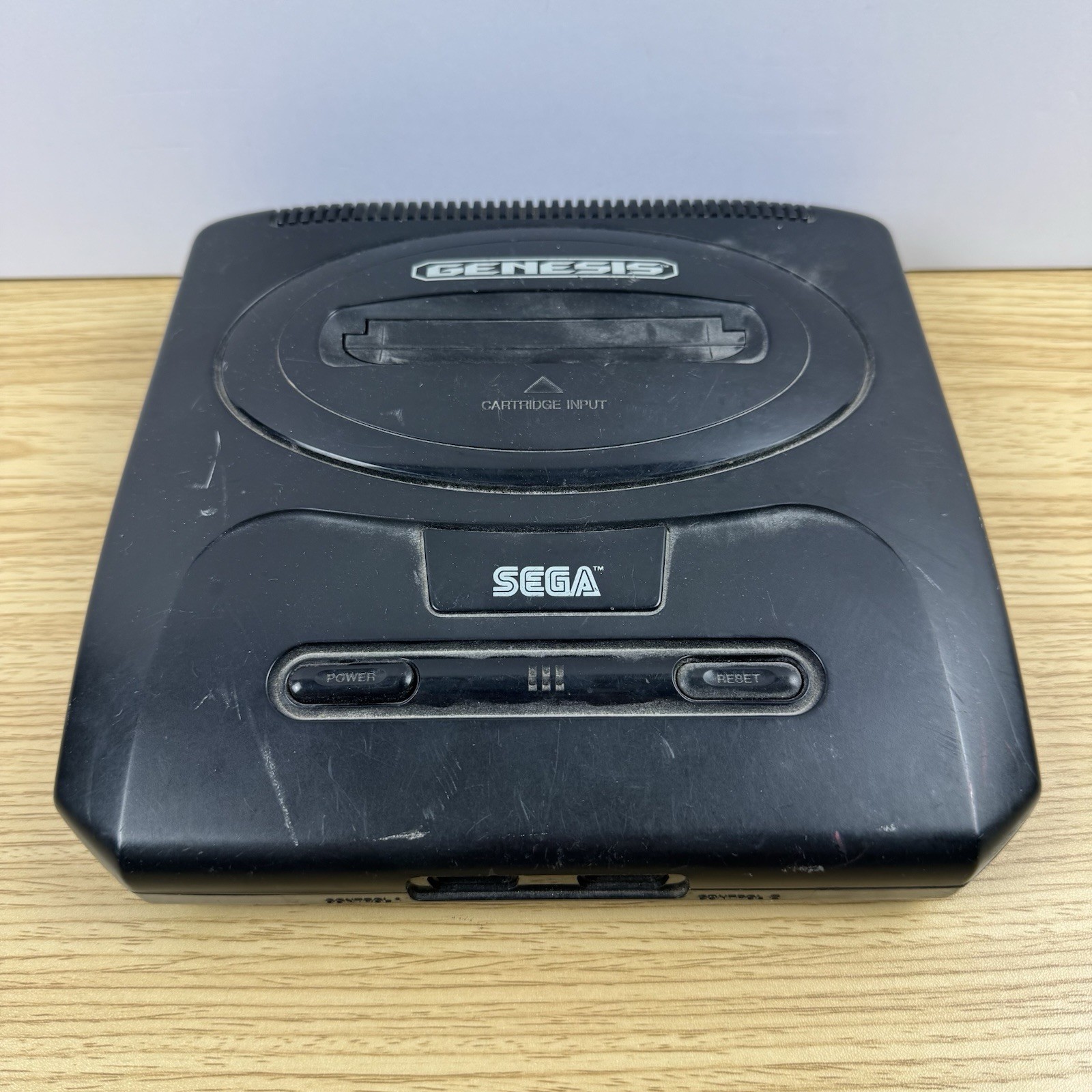 Sega Genesis 2 Black MK-1631 Video Game Console Turns On