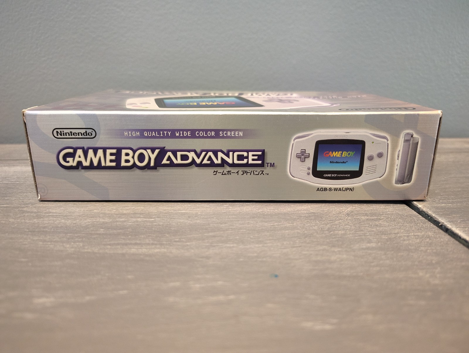 GAME BOY ADVANCE WHITE CONSOLE COMPLETE CIB Authentic Tested/Region Free
