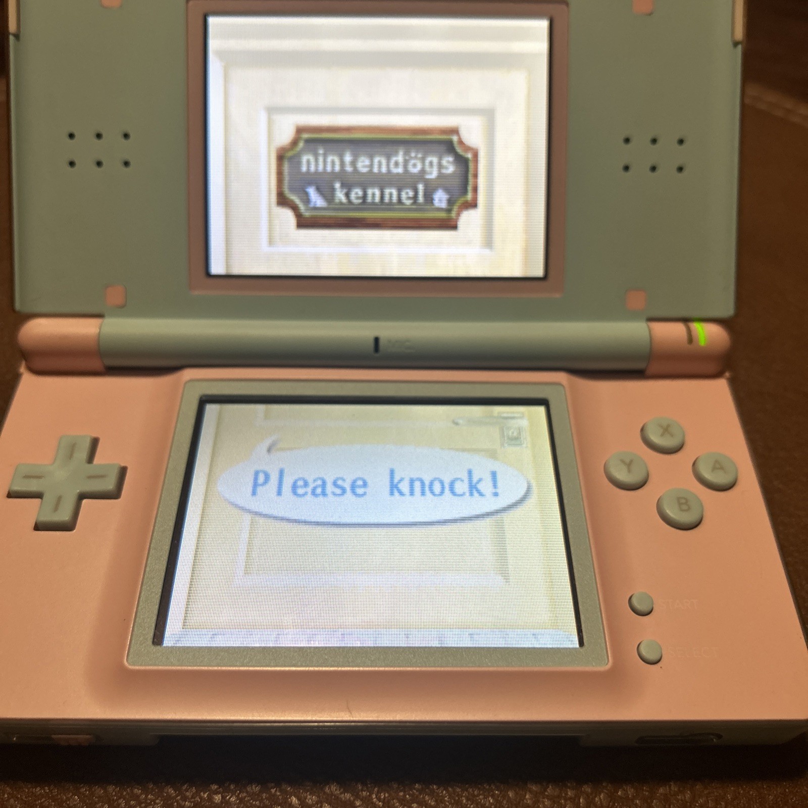 Nintendo DS Lite Pink & Blue – Tested With Games Nintendogs, Little Mermaid