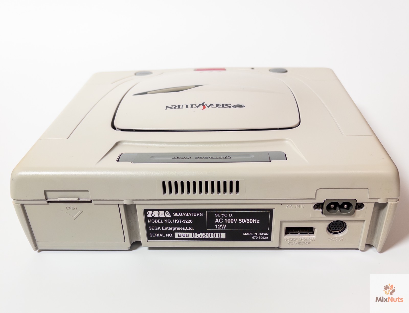 SEGA Saturn White Console HST-3220 Tested NTSC-J w/ Controller Good From Japan
