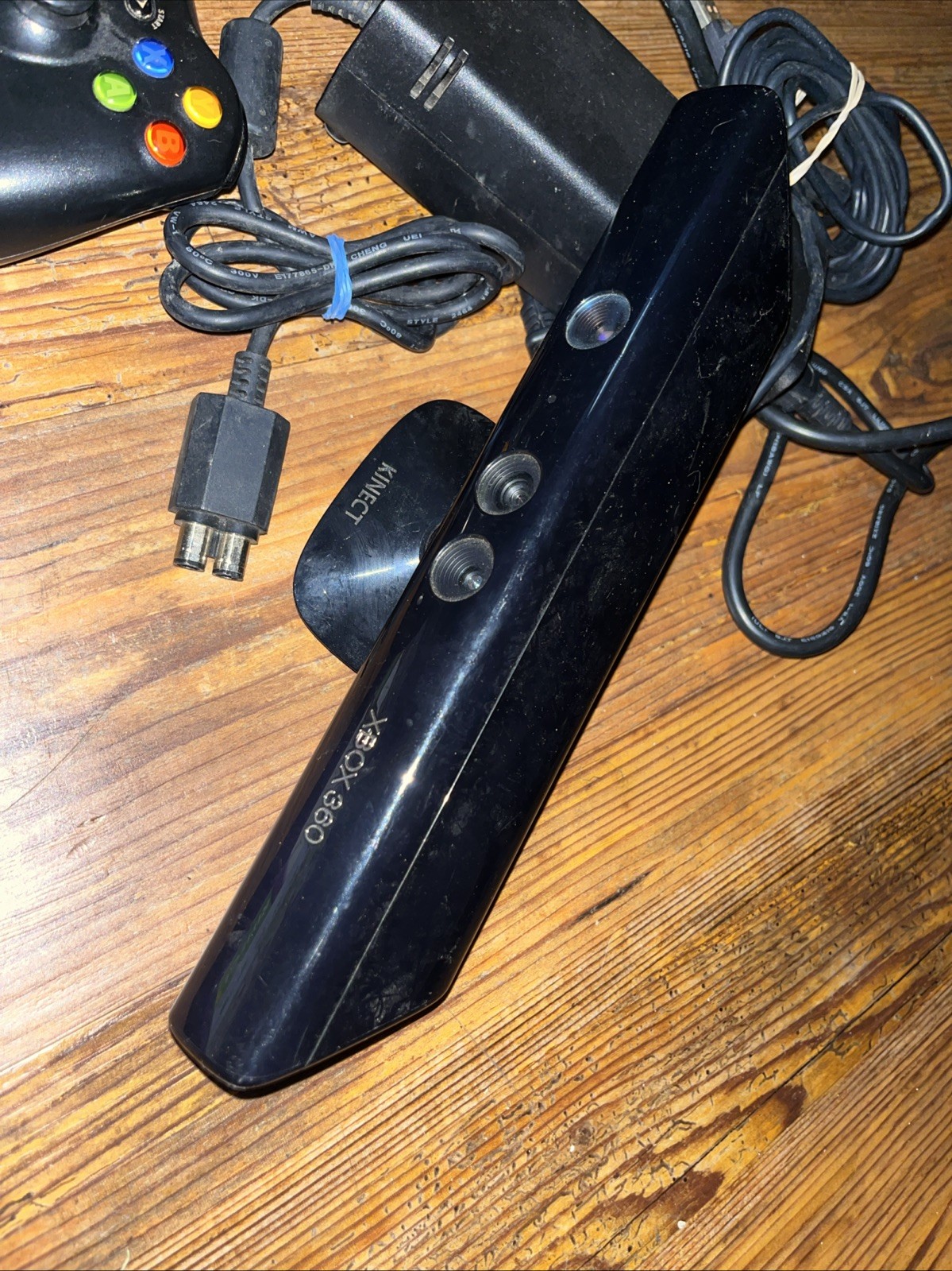 Microsoft Xbox 360 S Slim Kinect Bundle Controller Cords Kinect Games Lot