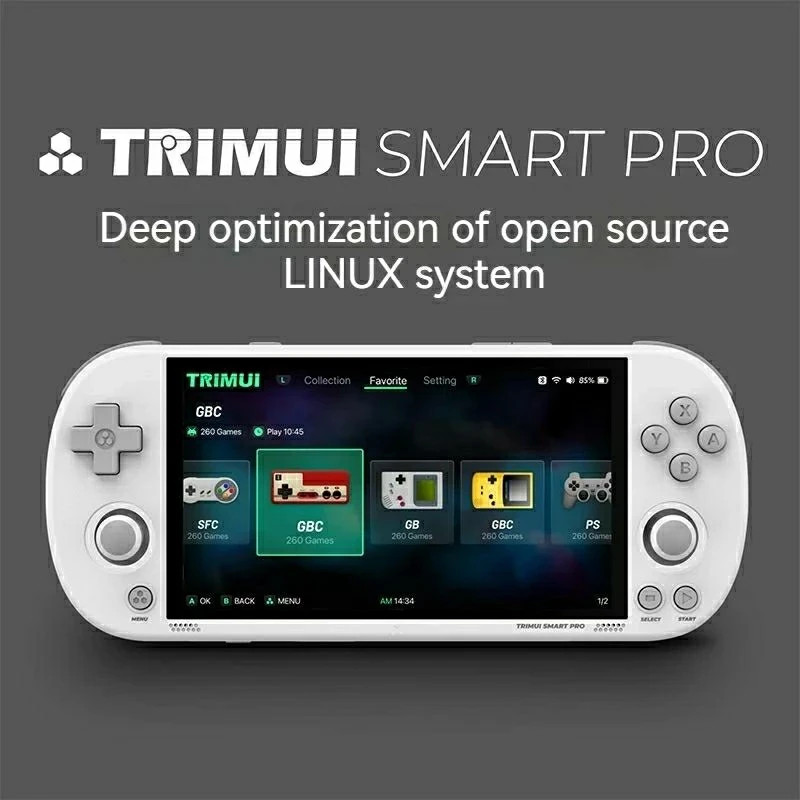 TRIMUI SMART PRO Open Source Linux Handheld Gaming Console free 1000 games
