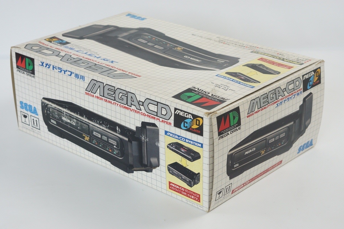 MEGA CD Console Boxed SEGA Genesis JAPAN Tested System -Maintained- A20165497