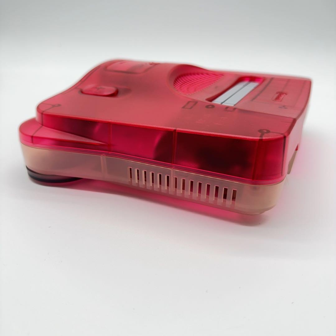 Nintendo 64 NUS-001 Home Console Clear Red Complete in Box CIB Near Mint Rare