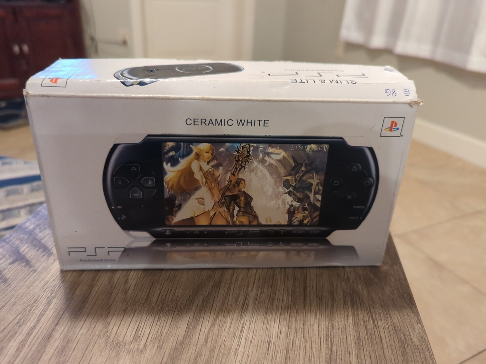 Psp 3000 Ceramic White Box Only