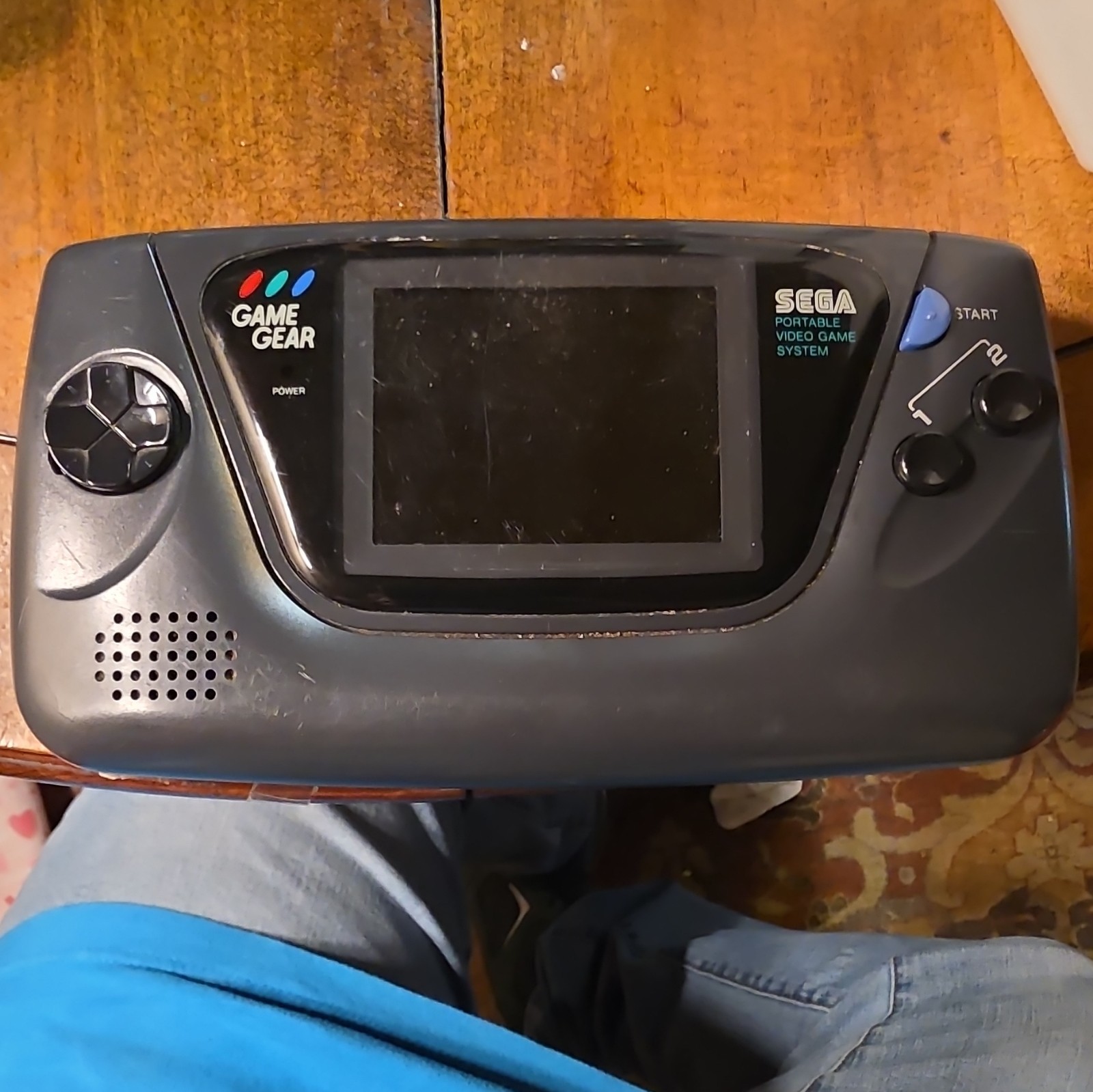 SEGA Game Gear Handheld Console 2110 Black NTSC-U/C Portable Headphone Jack