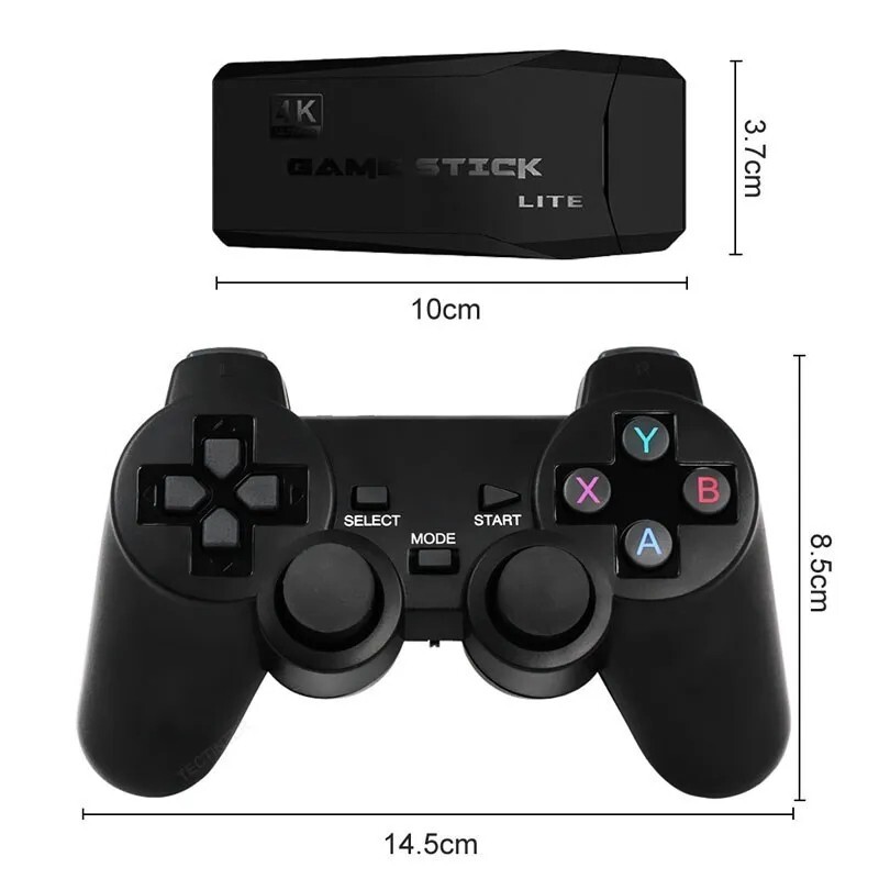 4K HD 32GB/64GB Retro Game Console 20000 Games Wireless Controller HDMI PlugPlay