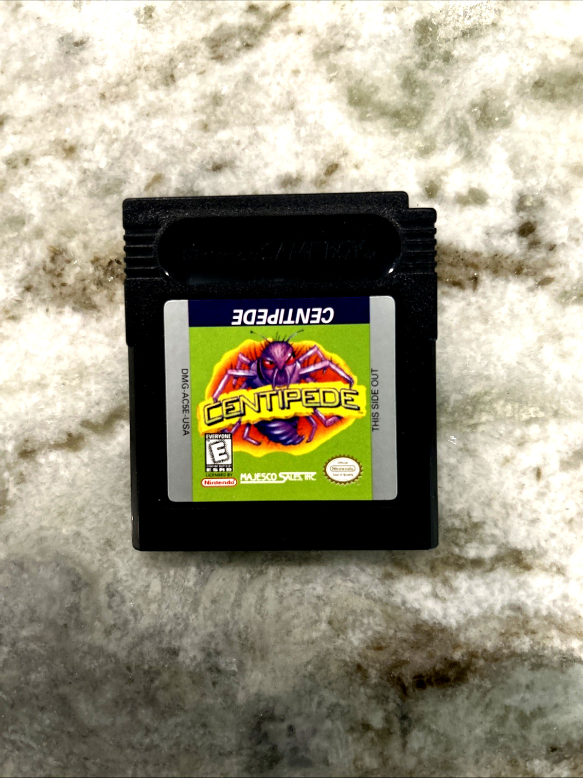 GameBoy Color Clear Atomic Purple Console Nintendo With 10 Games