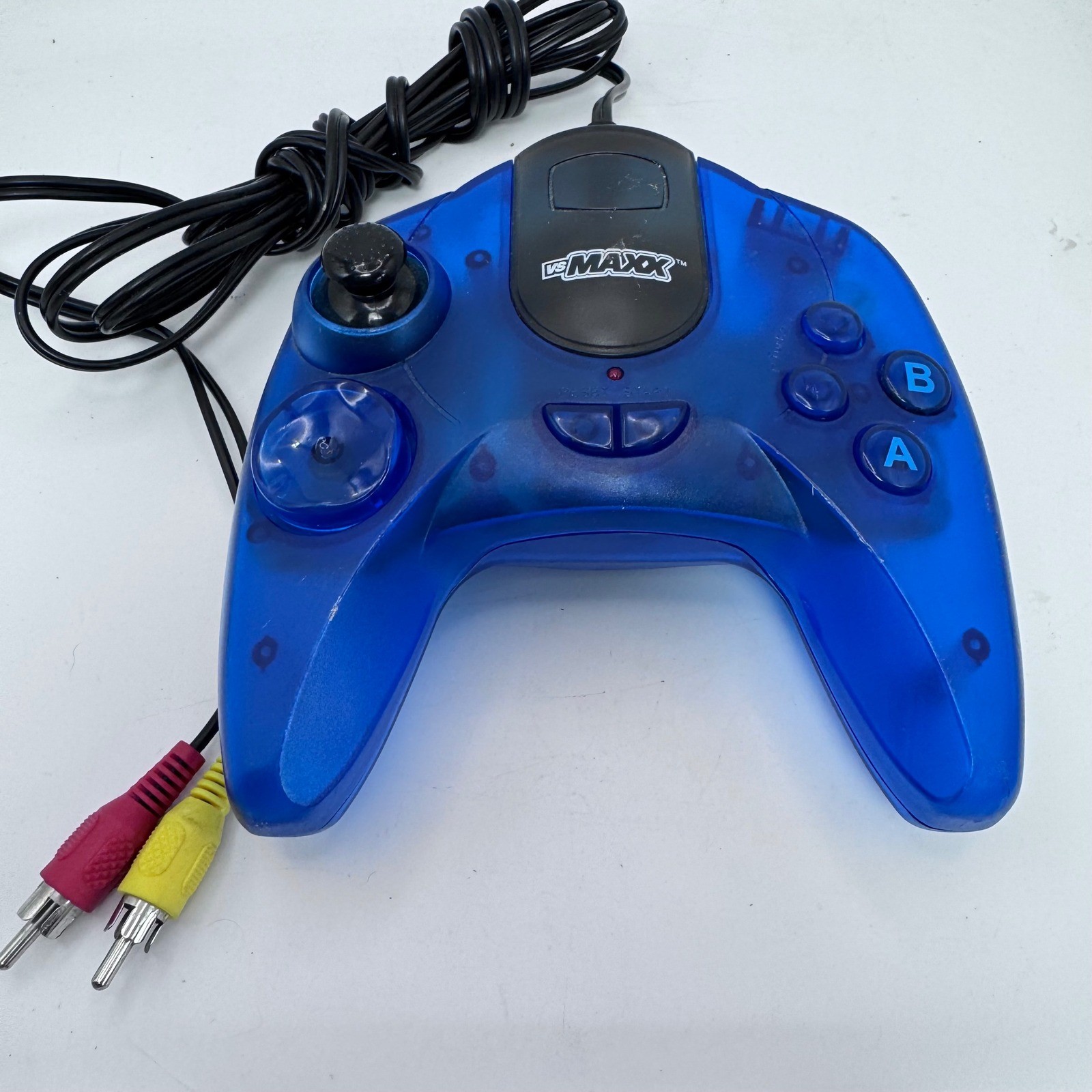 VS MAXX Plug and Play TV Games Controller Translucent Blue Retro Handheld System