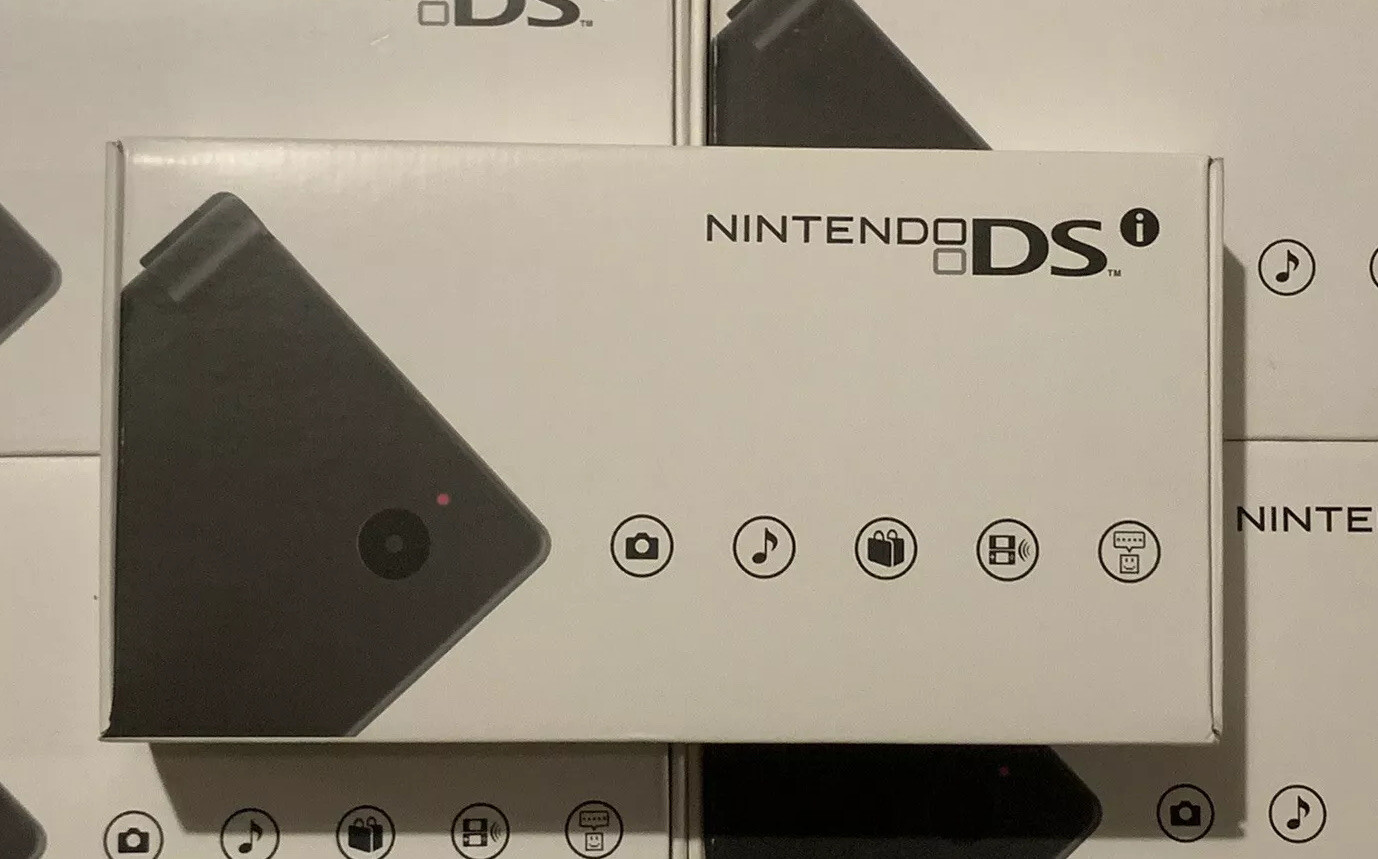 NINTENDO DSi Black Console NTSC U/C New Sealed – Old Stock – TWL S KA USZ