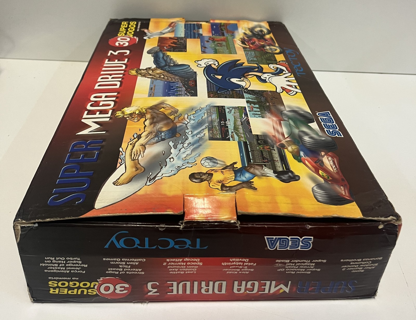 SUPER MEGA DRIVE 3 TEC TOY SEGA BRAZIL 30 GAMES EDITION BOXED TESTED CONSOLE