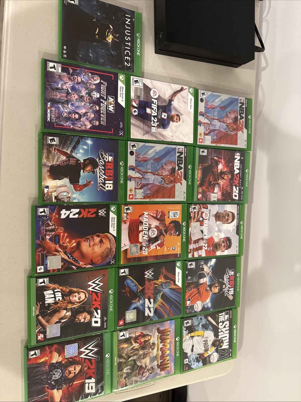 Microsoft Xbox One X 1TB Console – Black Bundle Comes With 16 Games