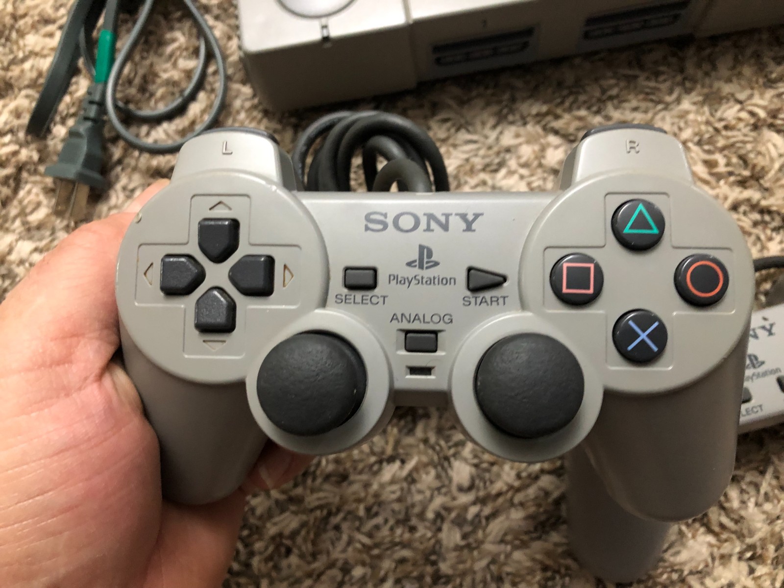 Sony PlayStation 1 Game Console – Gray w/ 2 OEM Controllers, Memory Card Tested2