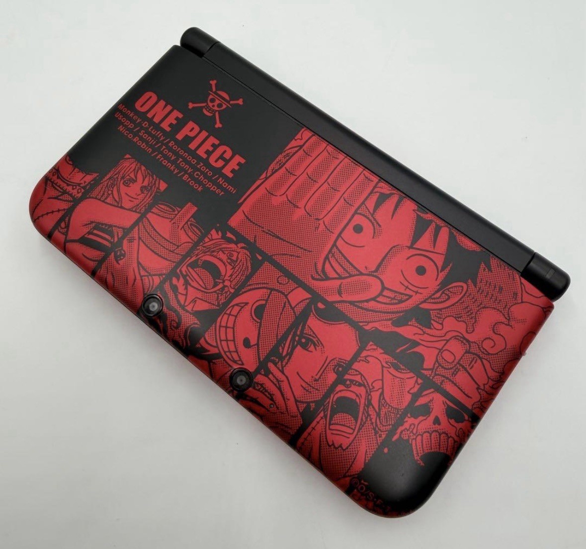 Nintendo 3DS LL XL console One Piece Unlimited World R model Luffy Red Free Ship