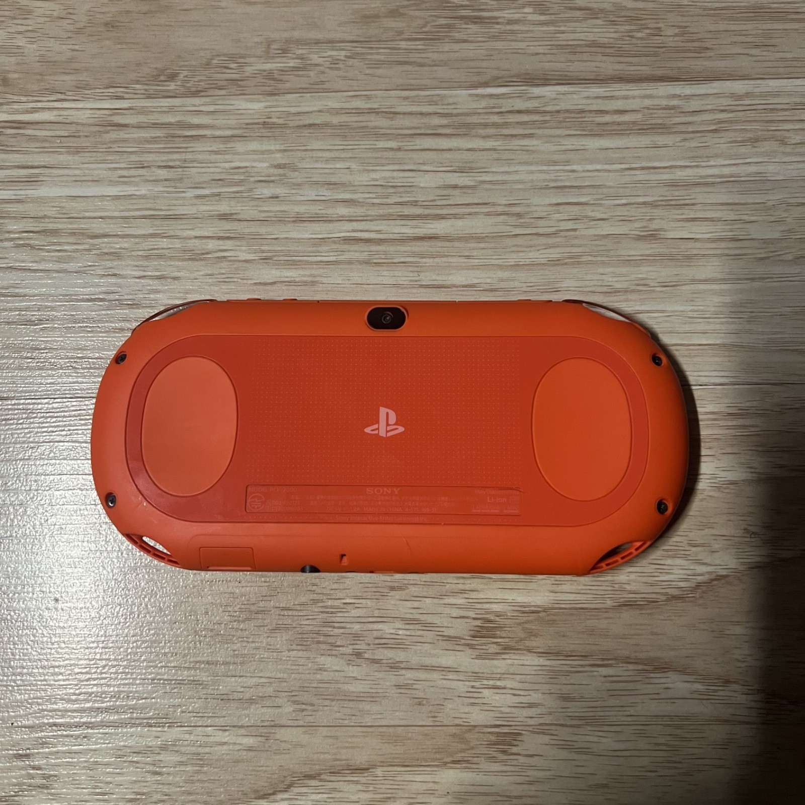 Sony PS Vita 2000 Neon Orange EX Region Free Console w Charger Micro SD 256GB