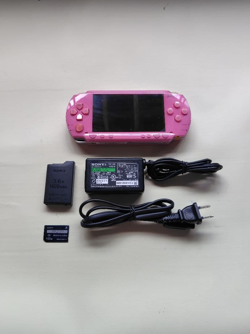Sony PSP-1000 Pink Handheld Console Tested Working Authentic From Japan
