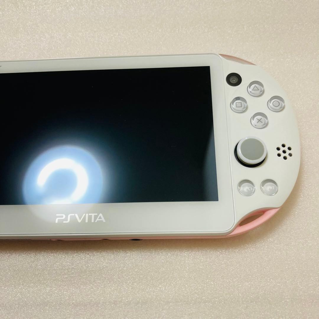 Sony PS Vita Slim PCH-2000 ZA19 Light Pink White Console Boxed Tested Japan F/S