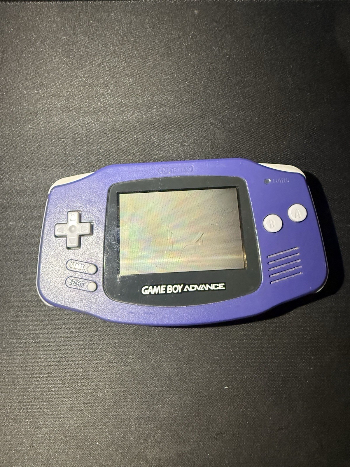 Nintendo Game Boy Advance Handheld System AGB-001 Indigo/Purple