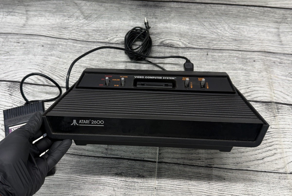 Atari 2600 DARTH VADER Tele-Games Video Game Console Untested