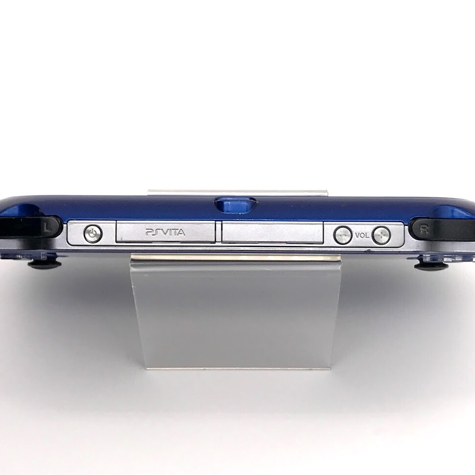 SONY PS Vita PCH-1000 Sapphire Blue Wi-Fi OLED FW:3.65 w/ Charger “Mint”