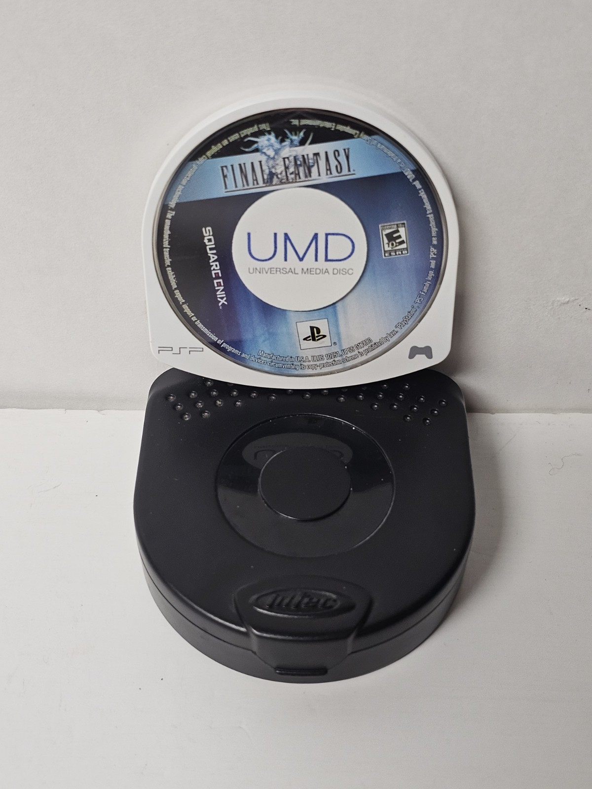 Sony PSP 4-game Lot w/ Black Intec Game holder Case (Final Fantasy, ATV, & More)