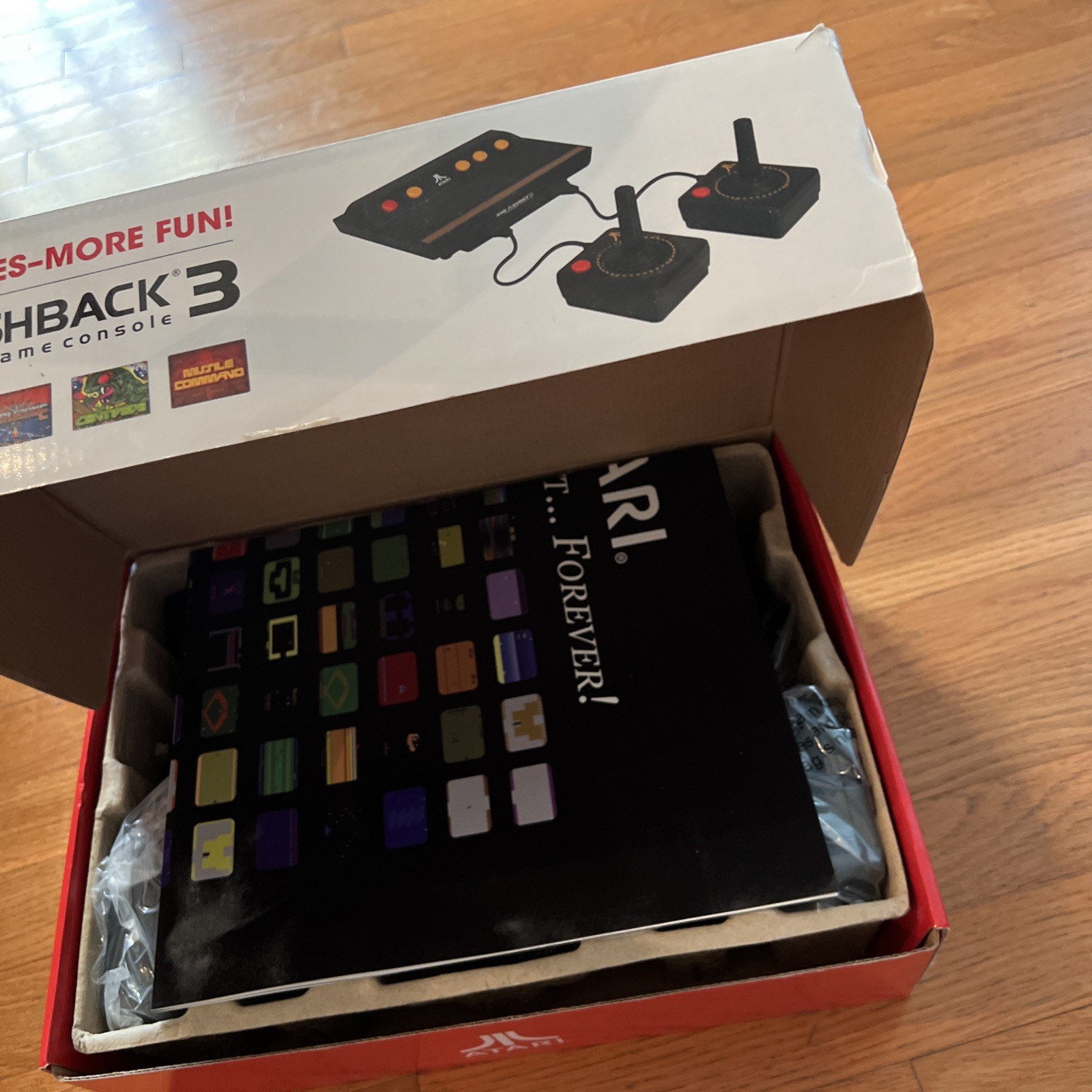 Atari Flashback 3 Launch Edition Black Classic Game Console Bonus Poster