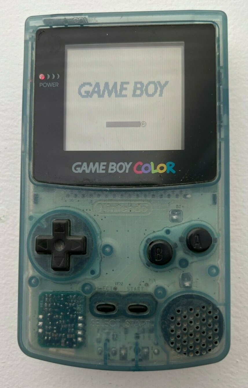 Nintendo Game Boy Color – Lawson Aqua Blue Milky White – Very Rare 100% OEM