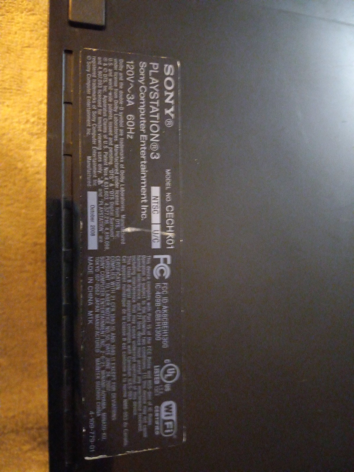 Sony PlayStation 3 Fat CECHK01 Cleaned Tested Working