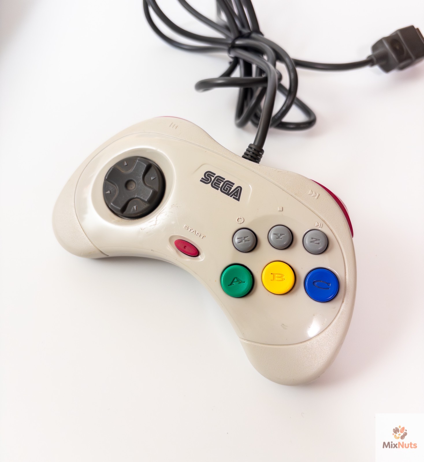 SEGA Saturn White Console HST-3220 Tested NTSC-J w/ Controller Good From Japan